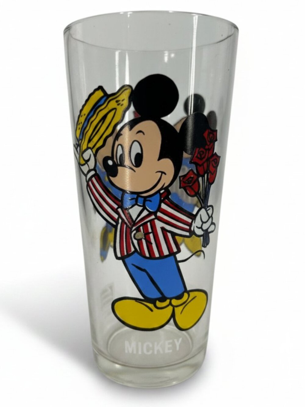 Vintage Mickey Minnie Mouse glass Pepsi 1978 Happy Birthday collectors cup 1978